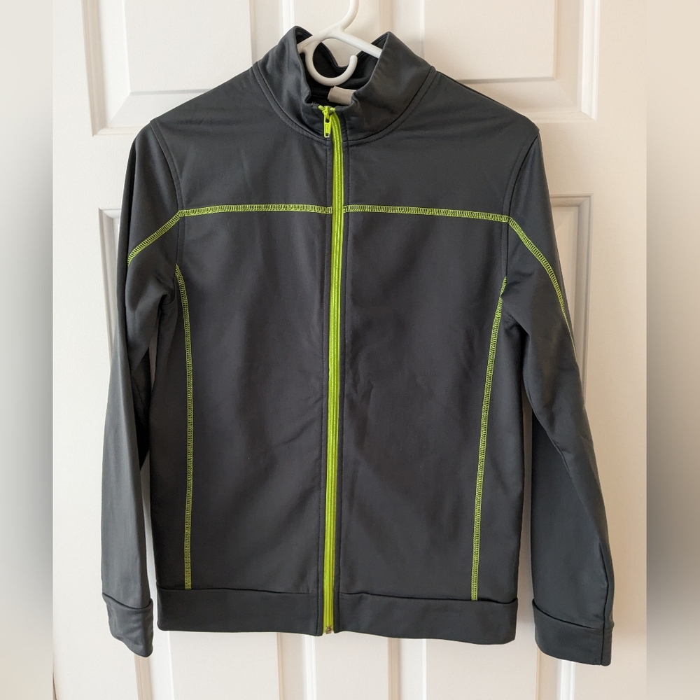 Boys Circo Gray and Green Jacket Size 12/14